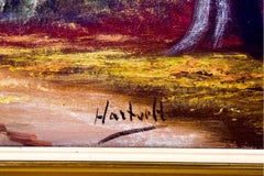 Painting "Forest Road", Germany, Early 20th Century