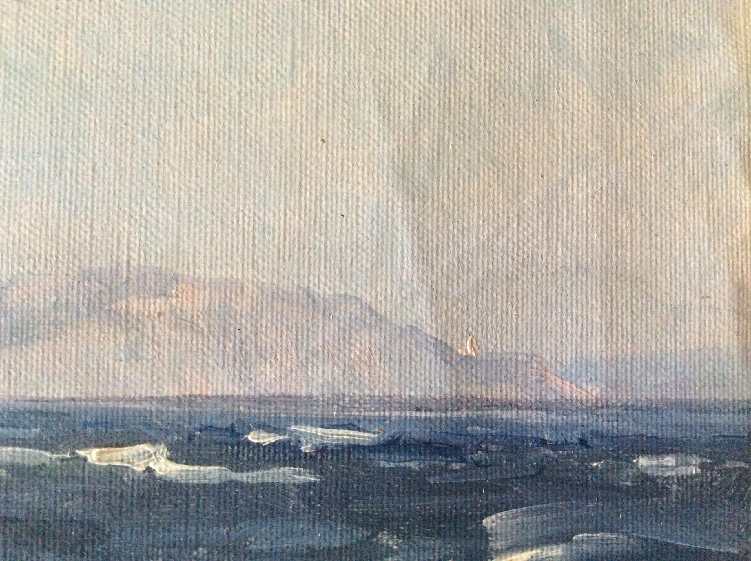 Danish Painting Frederik Winther, Cap Finisterre Spain For Sale