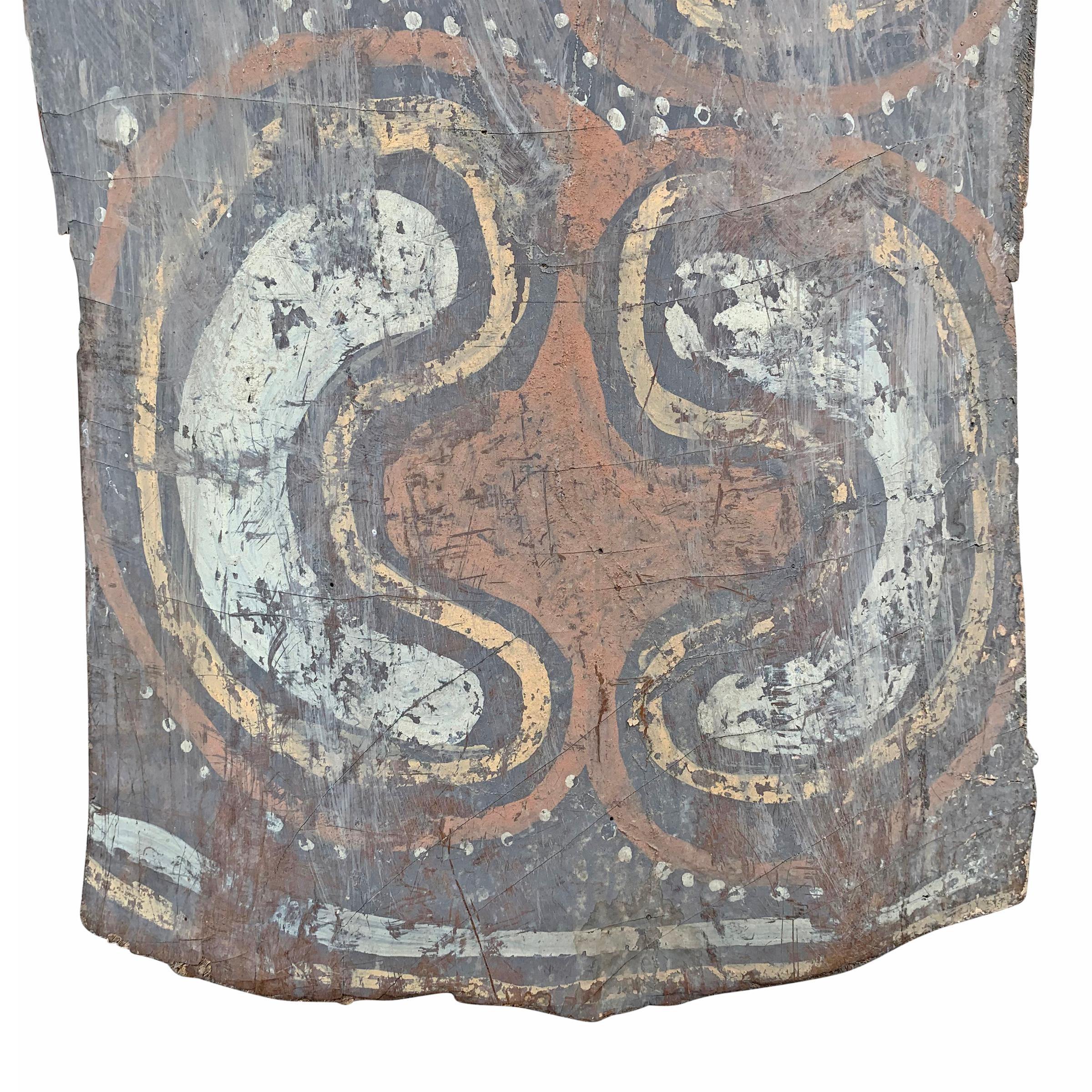 Tribal Painting from a Kwoma Ceremonial House Ceiling For Sale