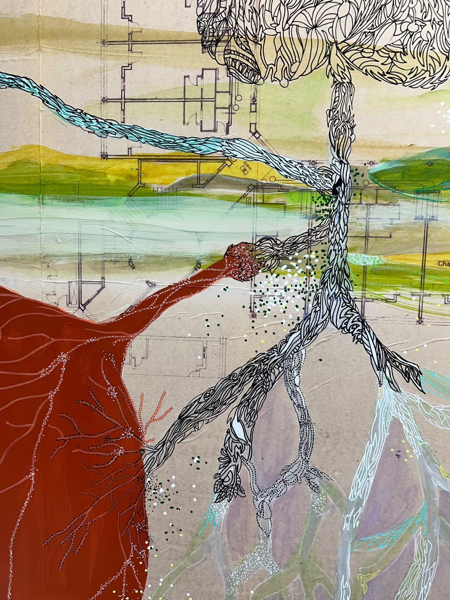 Painting :Germinal For Sale 1