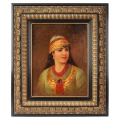 Cuadro «Niña con traje oriental», Rusia, de Ivan Milevsky, finales del siglo XIX.