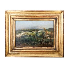 Painting 'Golden Gate Park' by H. Dvorak, San Francisco, 1897