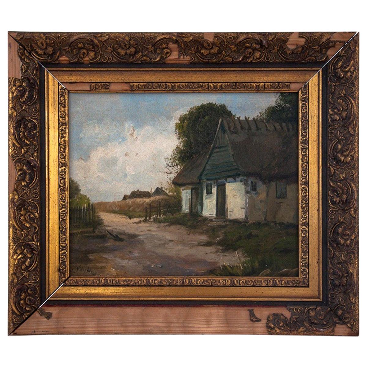 Painting "House by the Road"