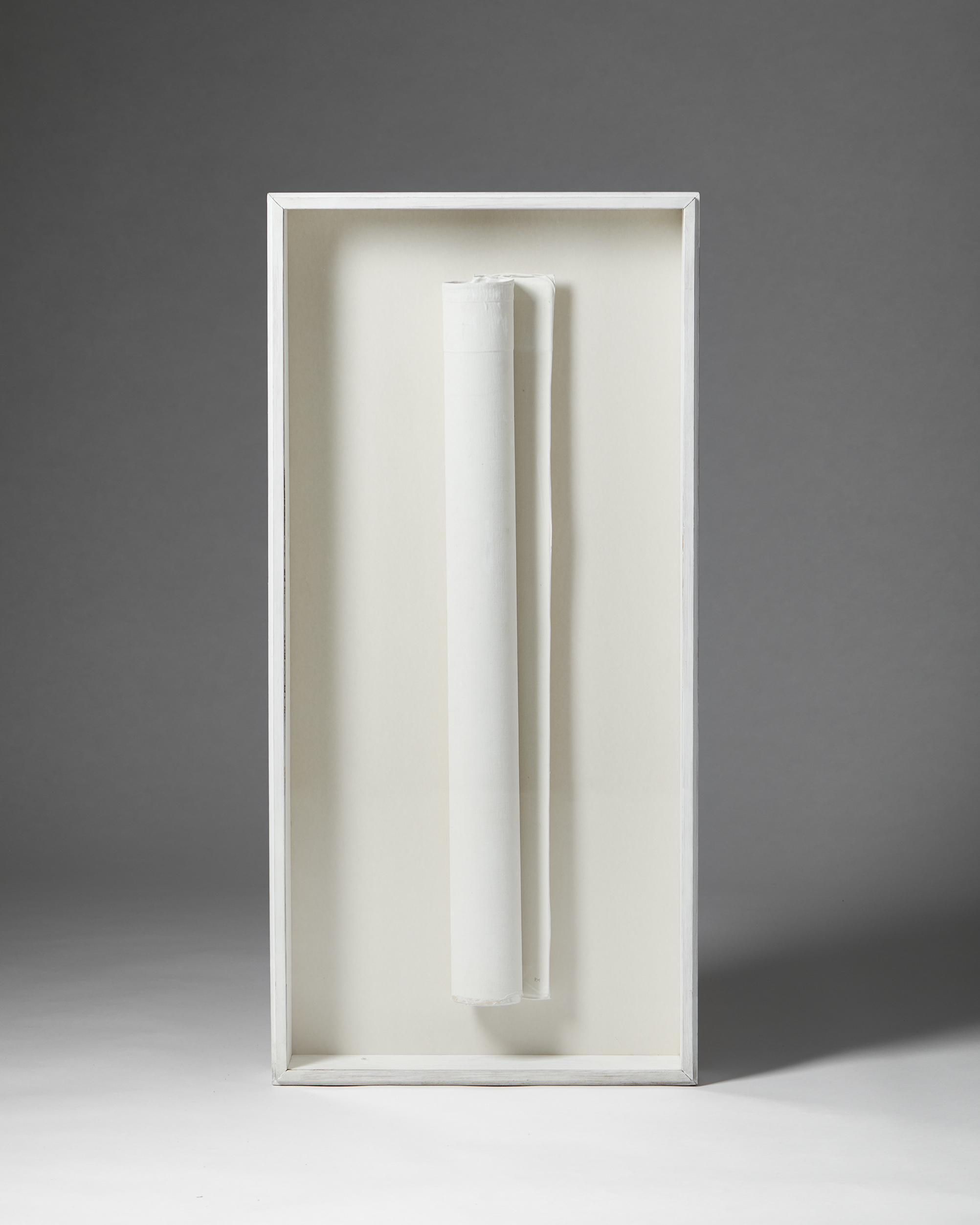 Mid-Century Modern Framed Object ‘Ikonocasi’ by Rune Hagberg, Sweden, 1980s For Sale