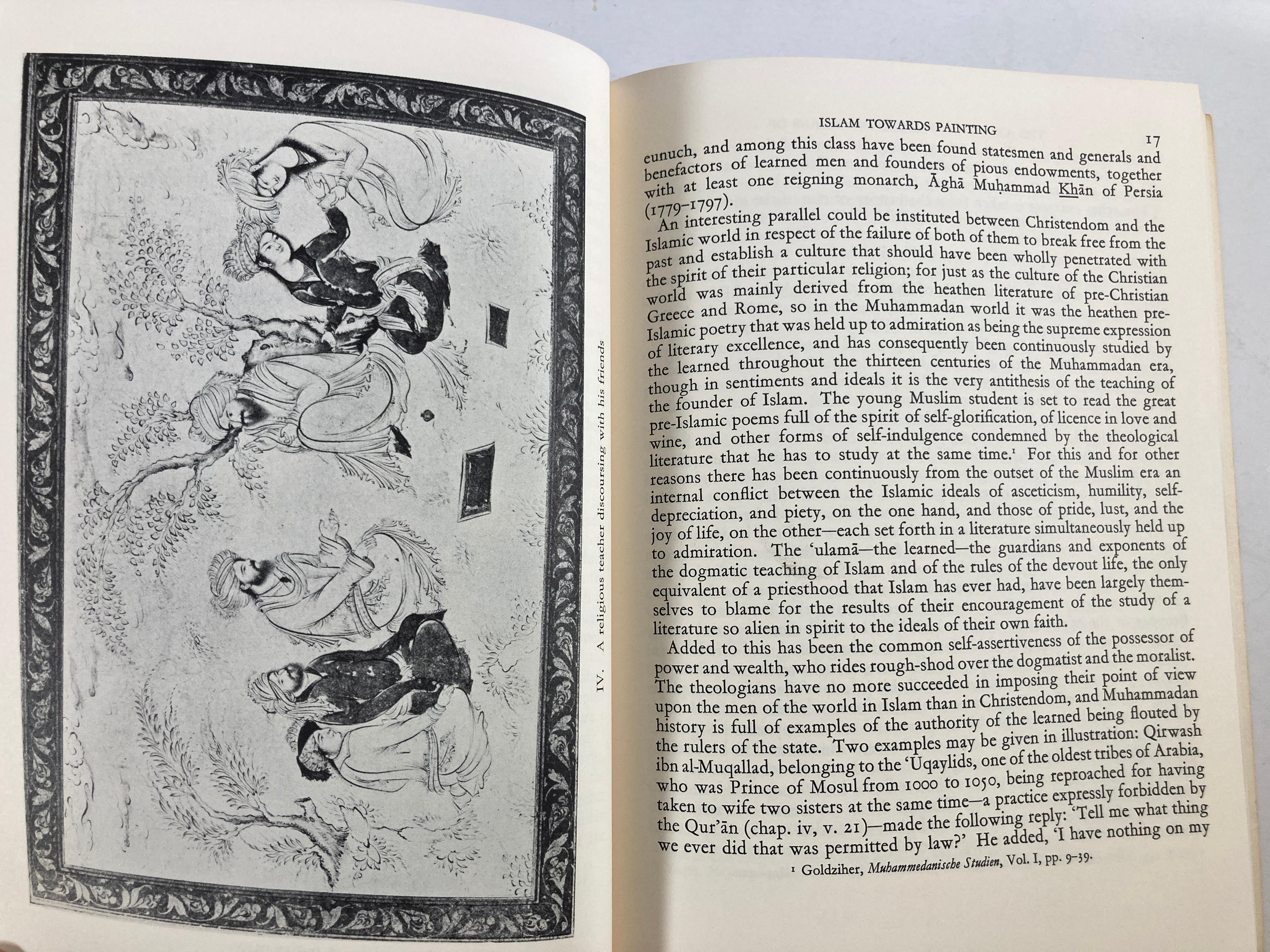 Gemälde im Islam von Sir Thomas W. Arnold, Buch 1965 im Angebot 1