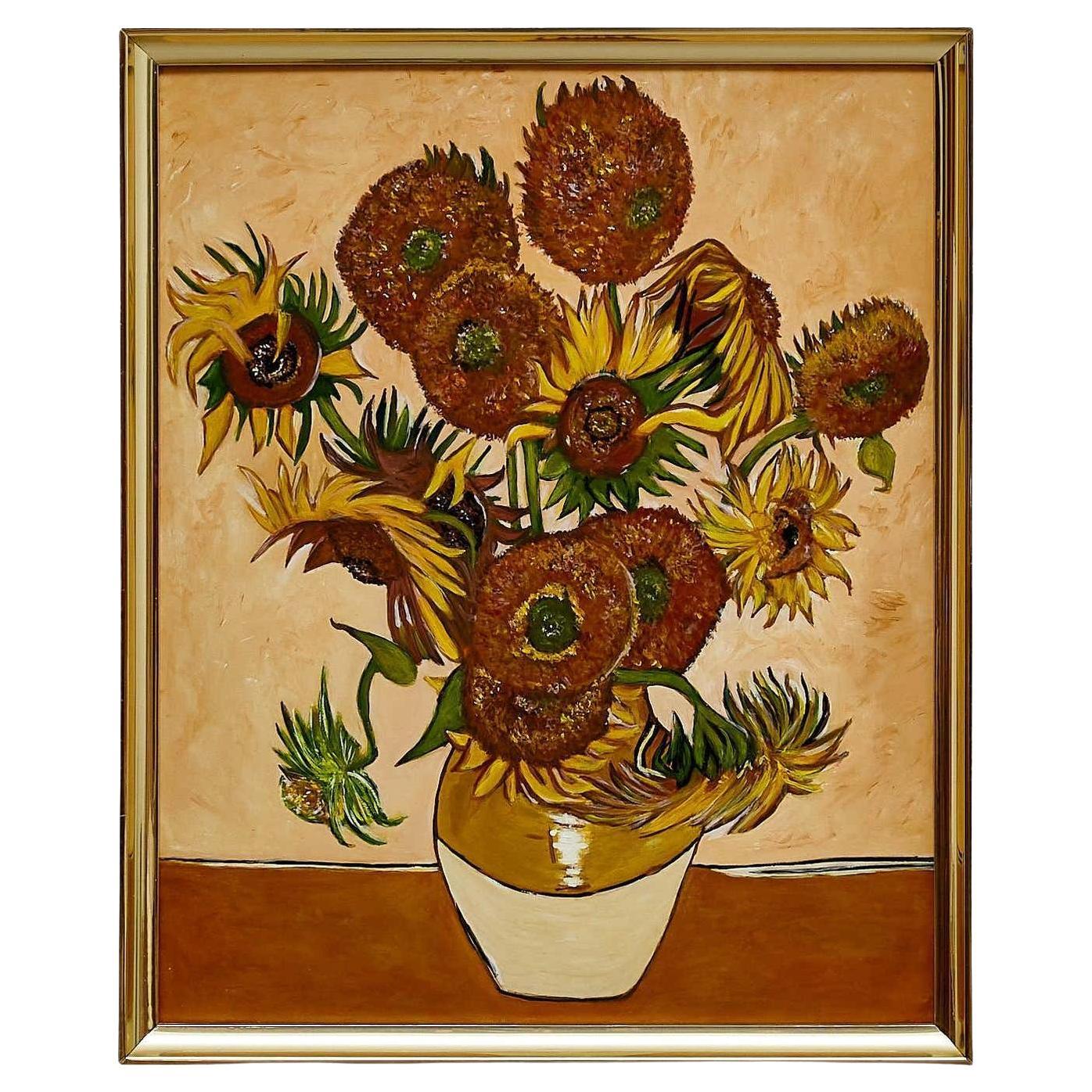 Peinture à la manière de Van Gogh, vers 2000.
