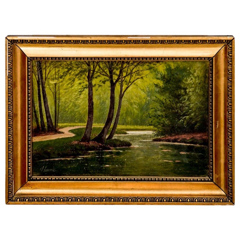 Painting "In the forest" For Sale at 1stDibs