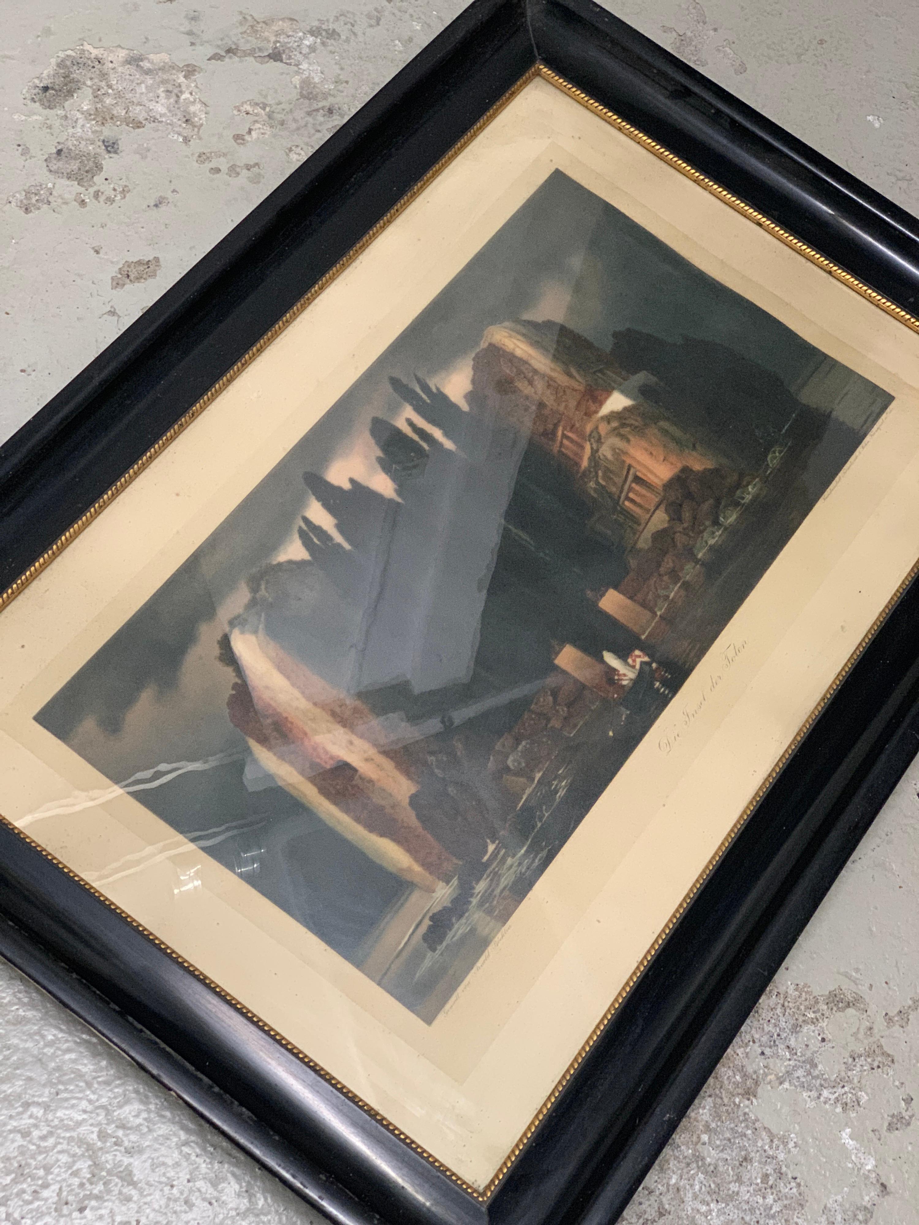 Gemälde Isle of the Dead , Arnold Bocklin „Toteninsel“ von Fr. Vogel, gez. (Handbemalt)