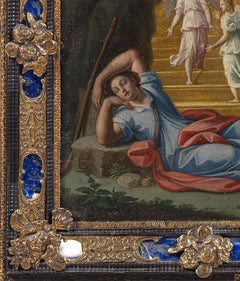 Painting - Italian School - 'Jacob's Dream of the Ladder' - 17th Century