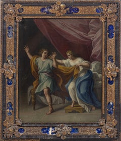 Painting - Italian School - 'Joseph of Egypt and Potiphar's Wife' - 17th Century