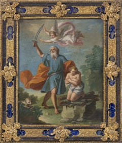 Painting - Italian School - 'The Sacrifice of Abraham' - 17th Century