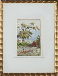 Painting, Johan Fredrik Isberg Mariedal, Sweden, 1880s