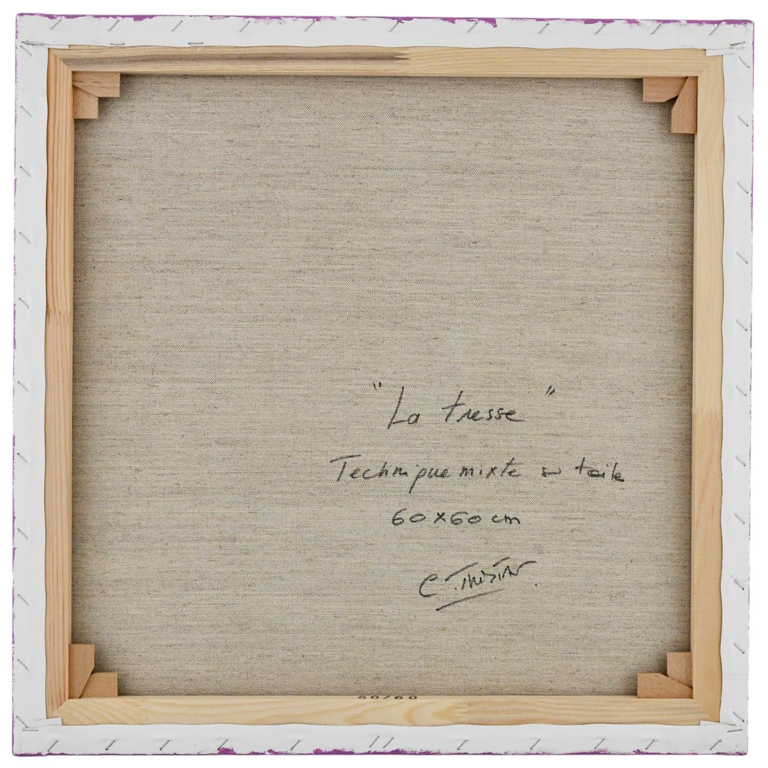 Pintura La Tresse Frédérique Tristant Francia 2024 Técnica mixta. Francés en venta