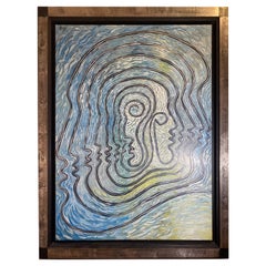 Gemälde „Labyrinth“ – Alain Rothstein – 1984
