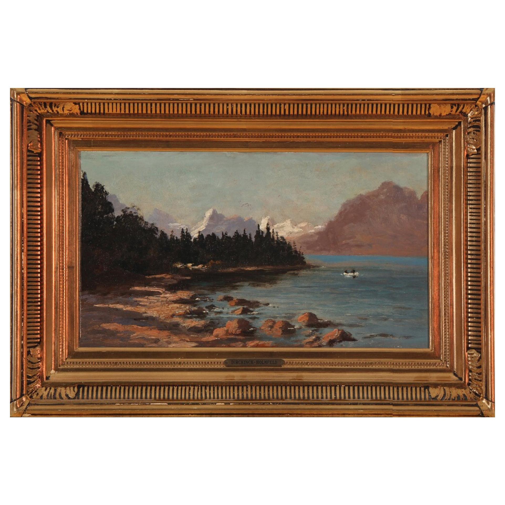 Painting Lake Cushman, Mason County For Sale