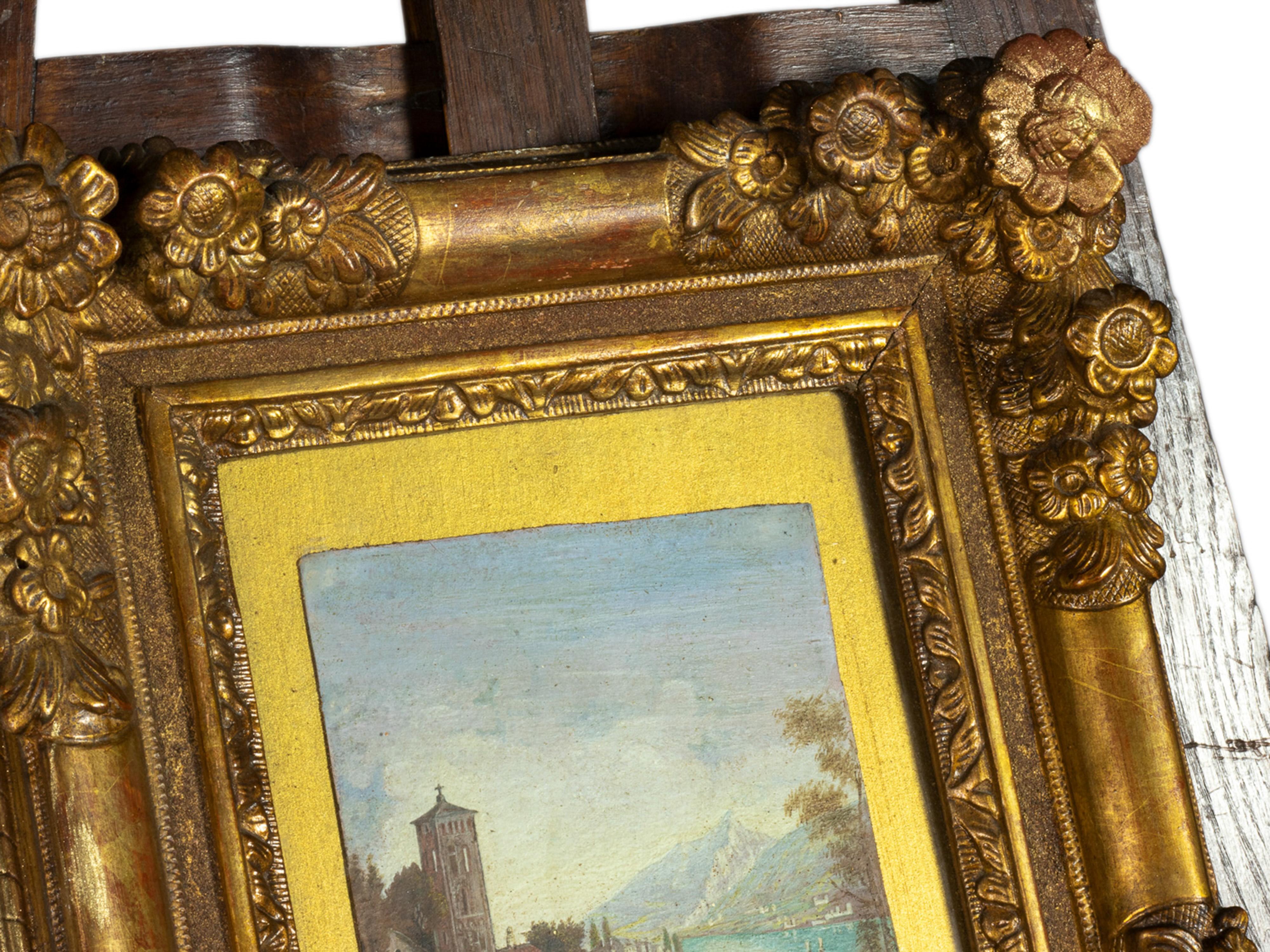 Barocco Pittura Lago di Garda Scuola Italiana 18° secolo in vendita