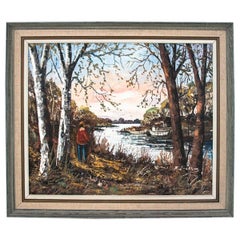 Painting "Looking at the River"