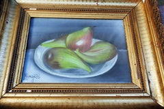 Painting made with chalk colors by Minguzzi