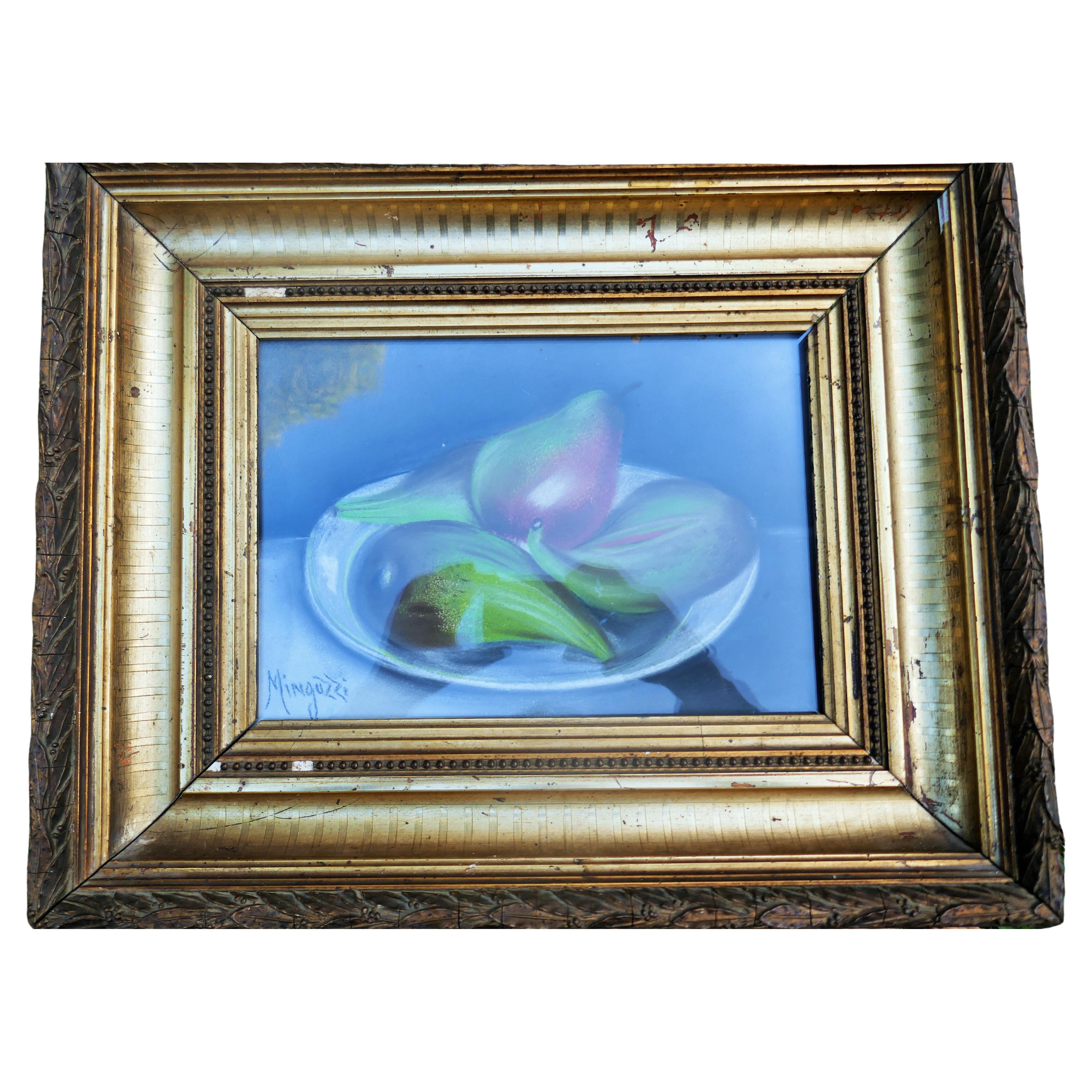 Malerei mit Kreidefarben von Minguzzi (Gips) im Angebot