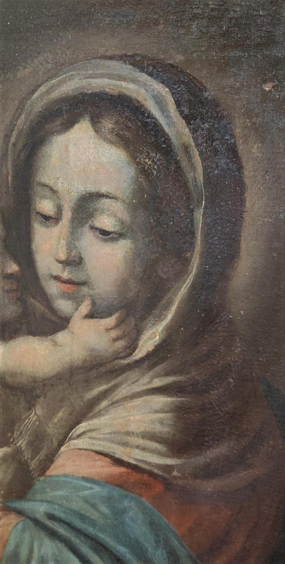 Gemälde, Madonna mit Kind, Zeitgenössisch: 18. Jahrhundert (Italienisch) im Angebot