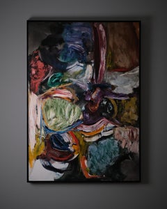 Gemälde "Målning" von Rolf Wertheimer, Schweden, 1961