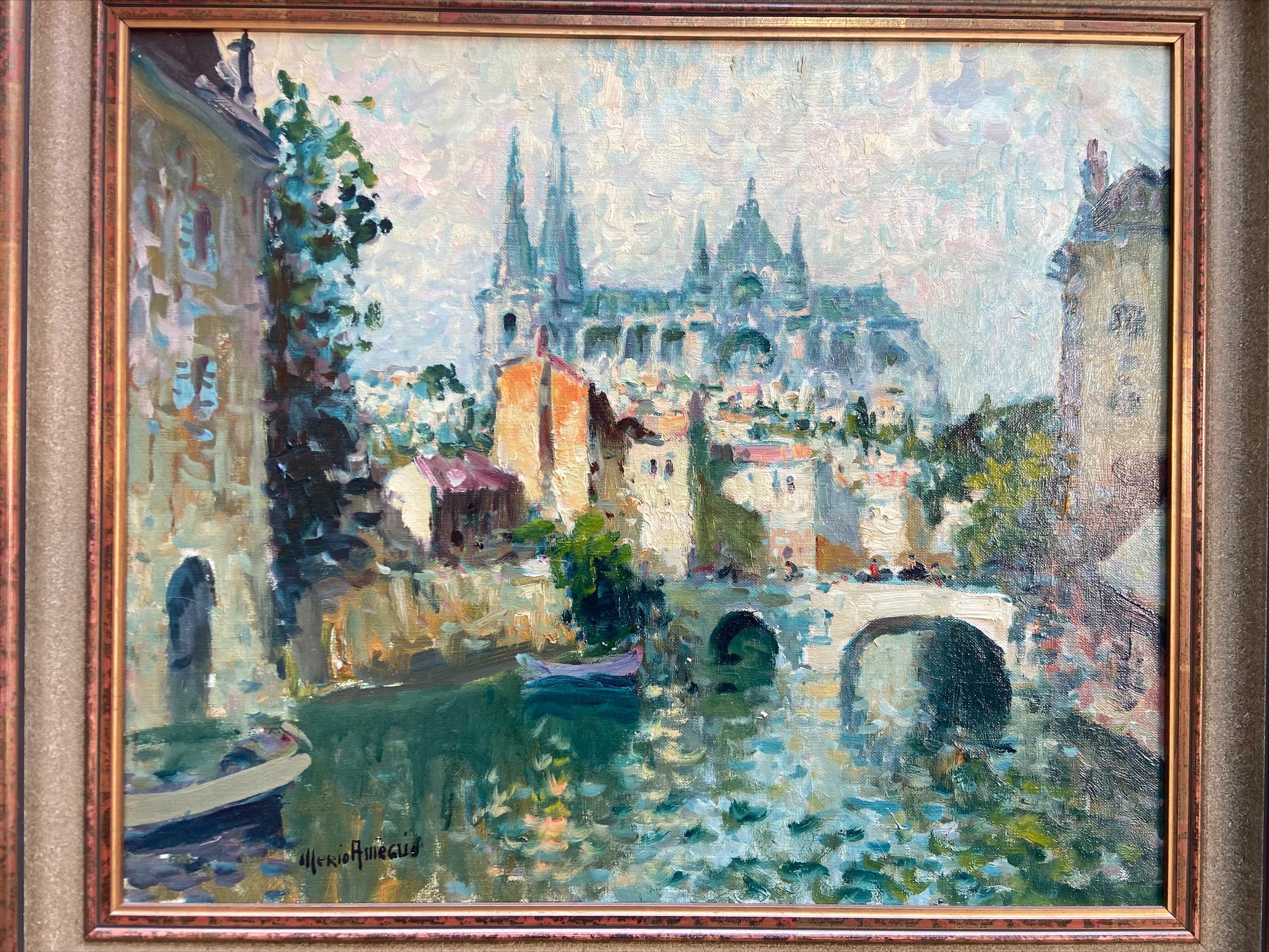 Pintura - Merio Ameglio
Óleo sobre lienzo 
Alrededor de 1950
Dimensiones sin marco : L 53,5 x A 45 cm.
Medidas con marco : L 65 x A 56 cm.
1000€.