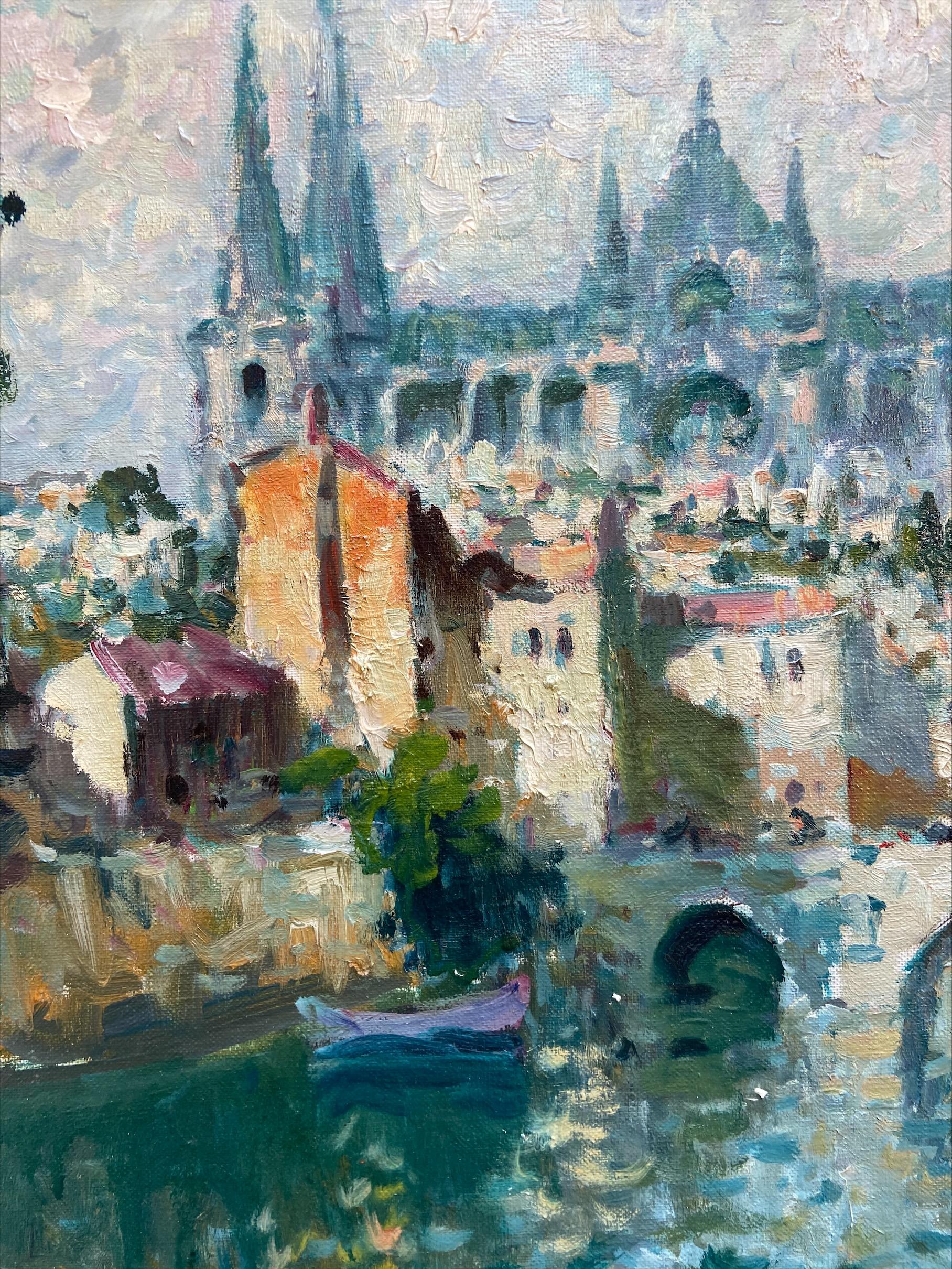 Pintura, Merio Ameglio Óleo sobre lienzo, circa 1950 en Bueno Estado en Saint ouen, FR