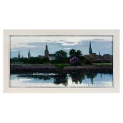 Cuadro «Morning Silver, Riga», Letonia. De Vityuk Ivan Alexandrovich, 2022