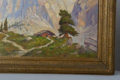 European  Painting  with Mountain Landscape
