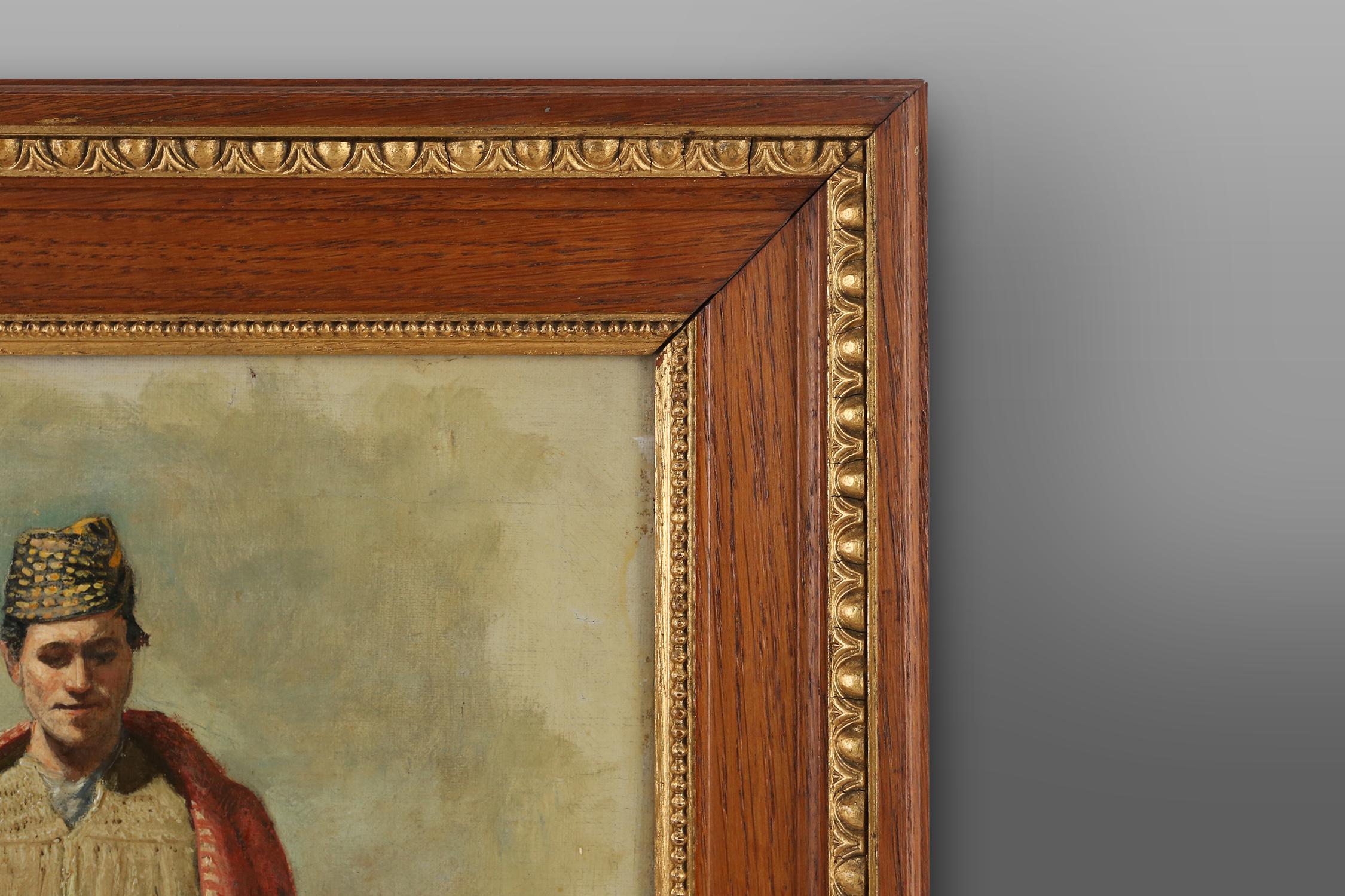 Mid-19th Century Painting of a man Ca.1850 For Sale