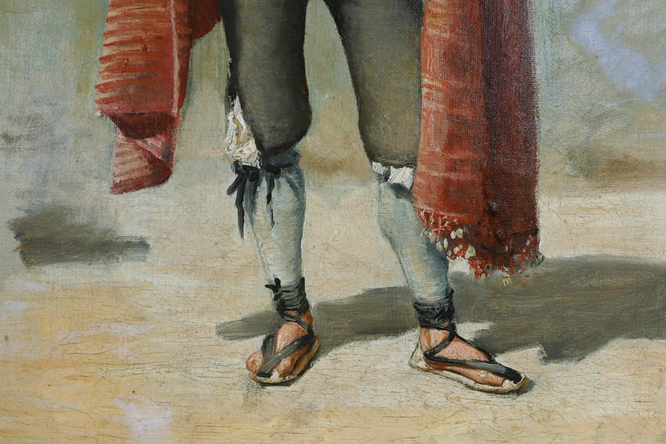 Gemälde eines Mannes Ca.1850 im Angebot 2