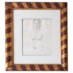 Painting Of A Naked Woman By Henrique Medina, 1941