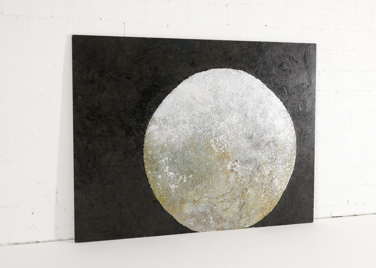 Large-scale Painting of a Planet by Thierry Despont In Good Condition For Sale In New York, NY