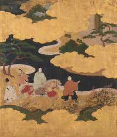 Painting of a Tale of Genji Scene, Tosa School