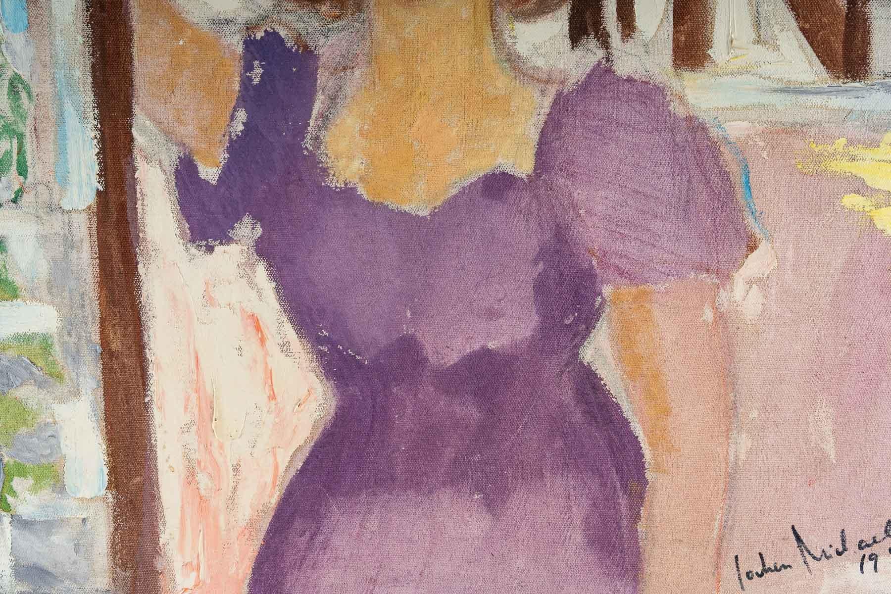 Fin du 20e siècle Peinture d'une femme, 20e siècle en vente