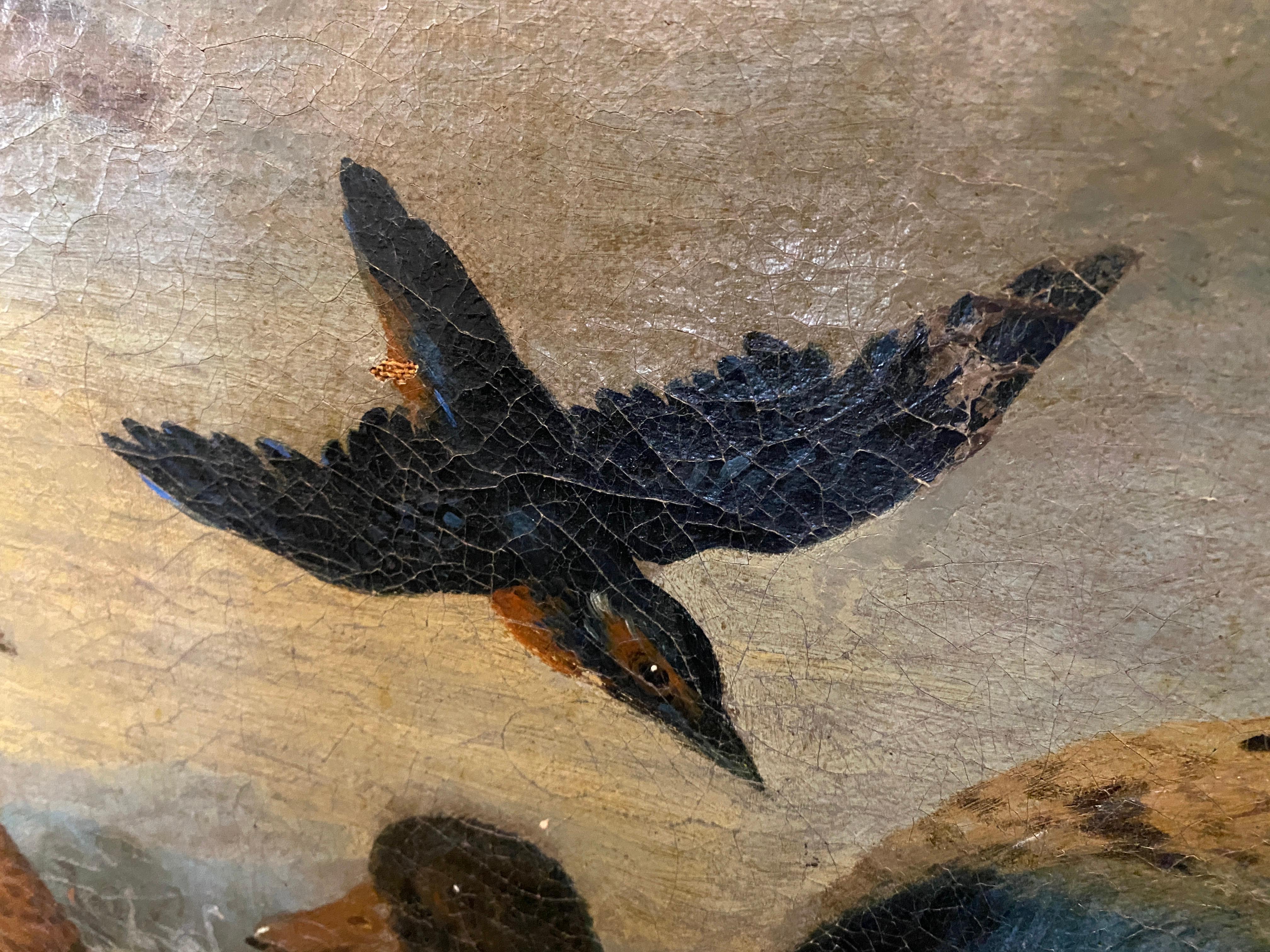 Painting of Birds, Attributed to Marmaduke Craddock For Sale 5