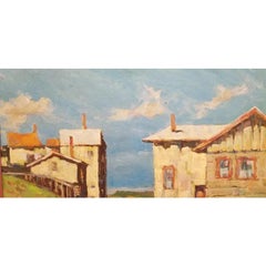 Painting of Cannery Row, Monterey by Fred Korburg