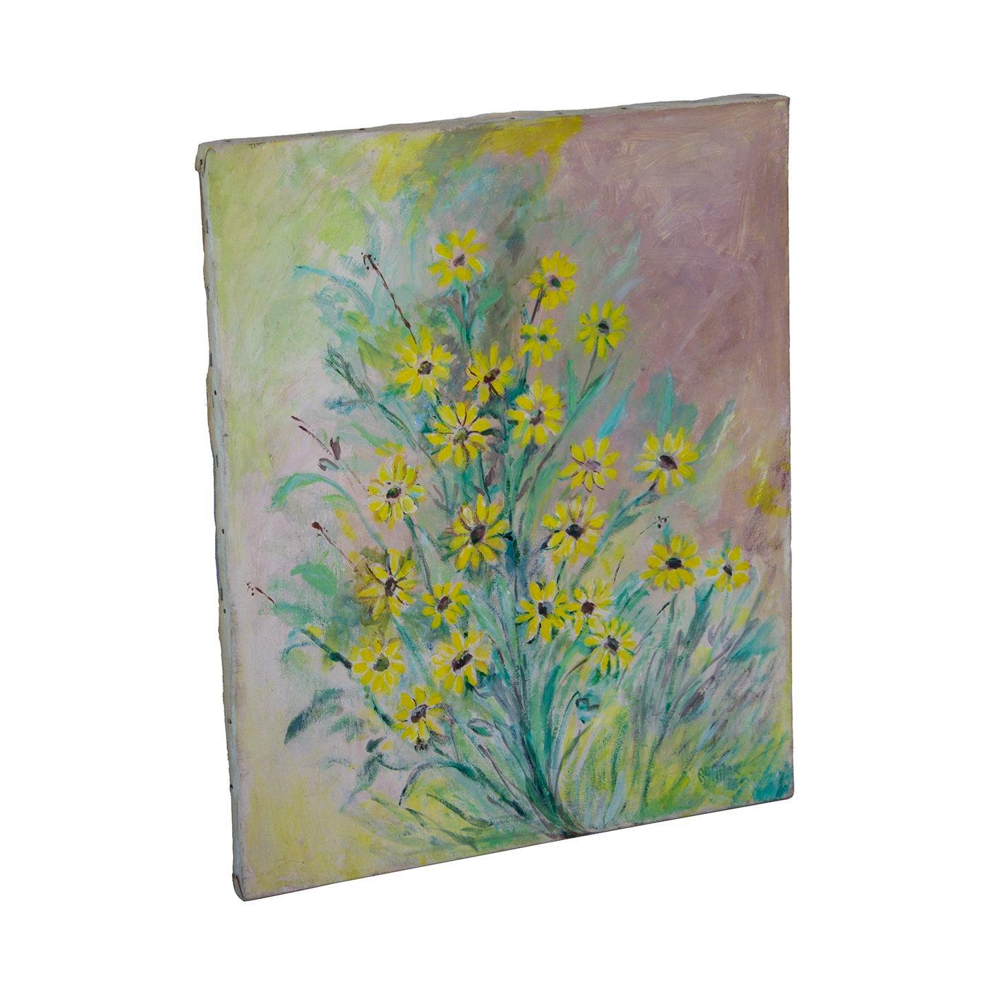 Painting of Daisies or Black Eyed Susans- Floral Bouquet 20