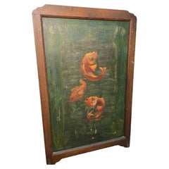Antique Painting of Fish