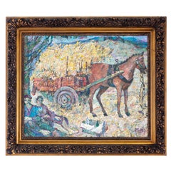 Quadro di carro da fieno di Mello Junior, Modernismo, (XX secolo)