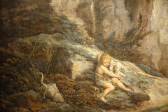 Painting of Little Saint John the Baptist with Lamb, France, 18th Century