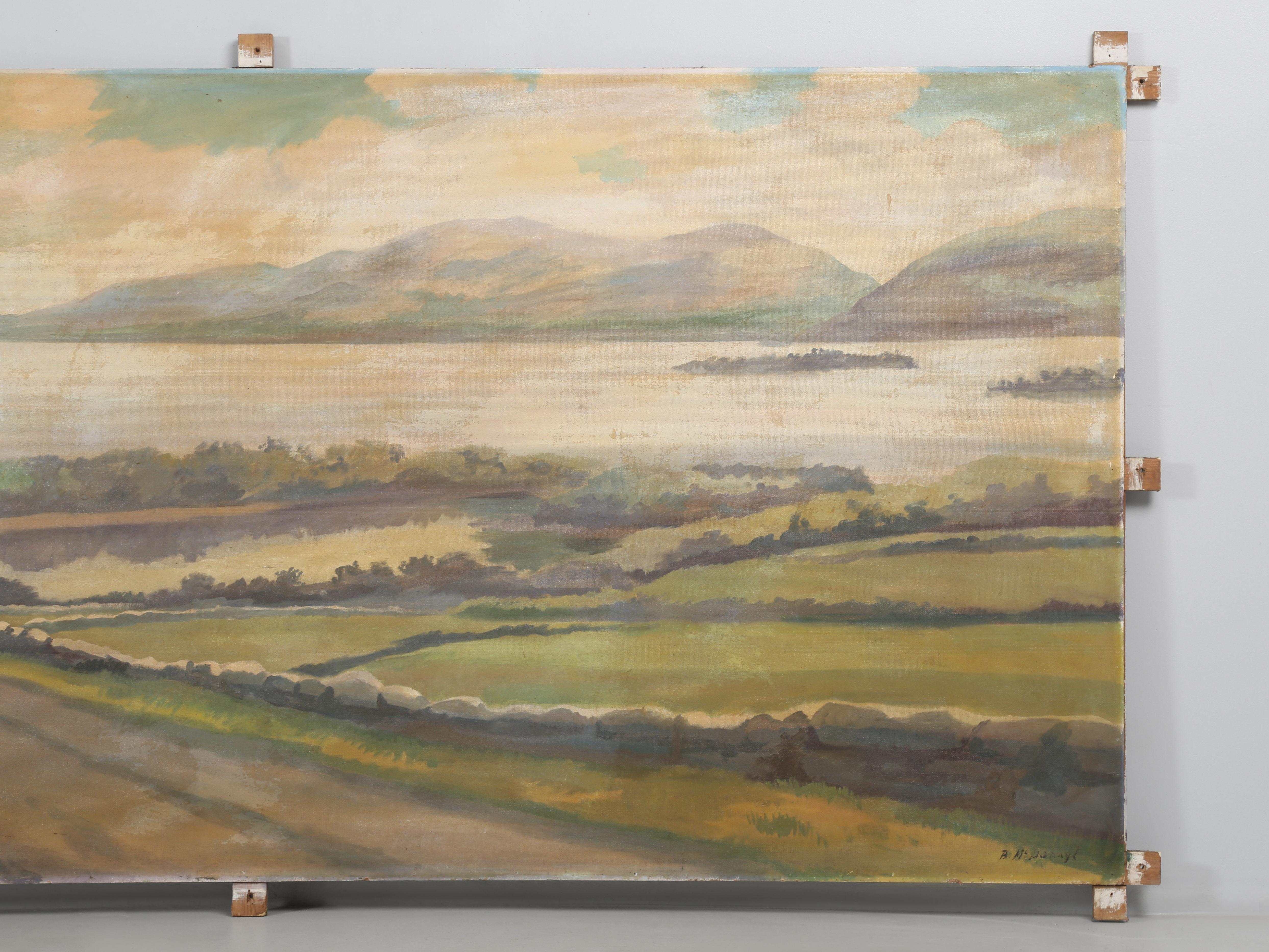 Pintura de Lough Gill Brendan McDonagh en el programa de TV Killoran's Pub, Normal People en venta 4