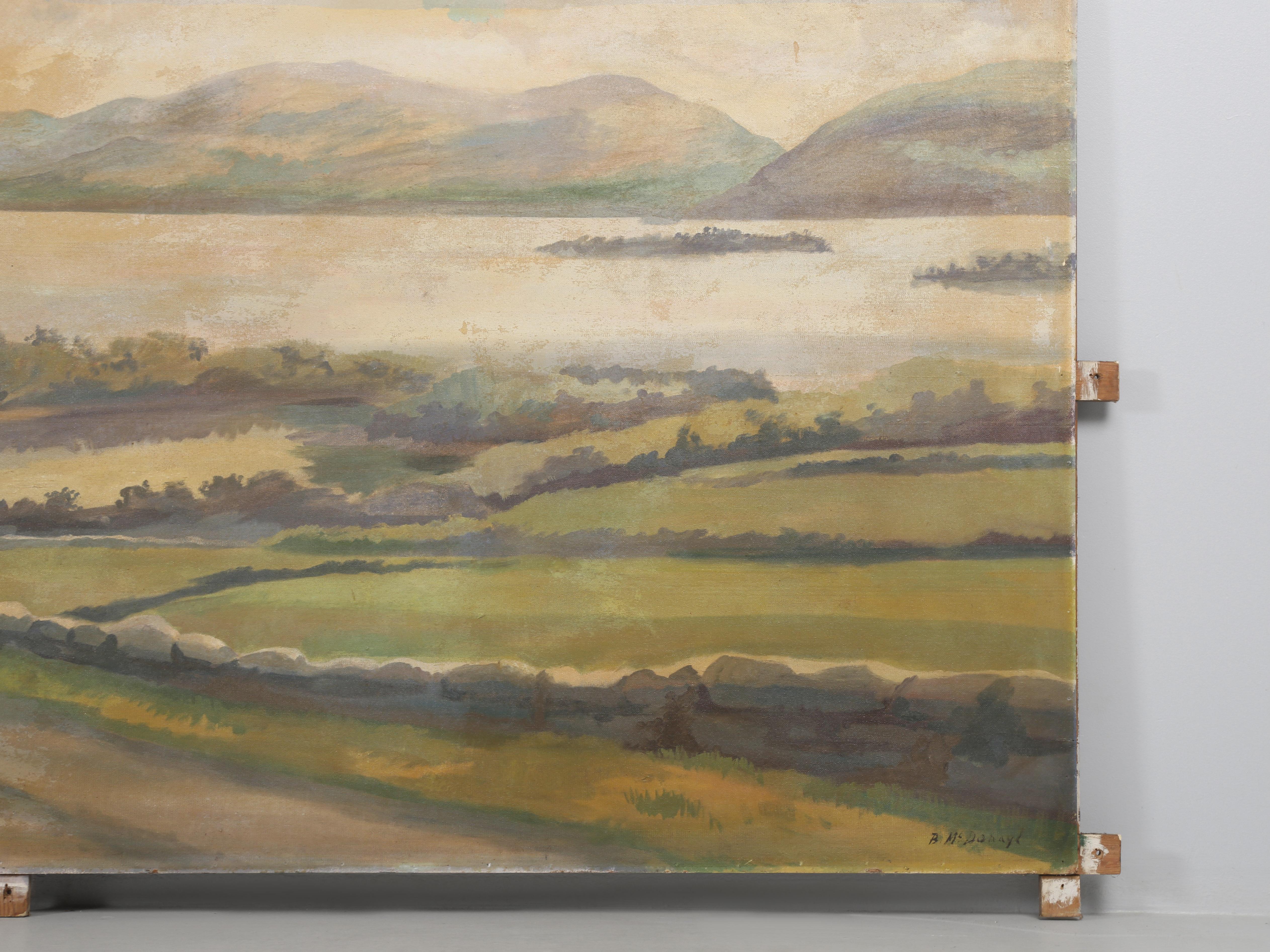 Pintura de Lough Gill Brendan McDonagh en el programa de TV Killoran's Pub, Normal People en venta 6