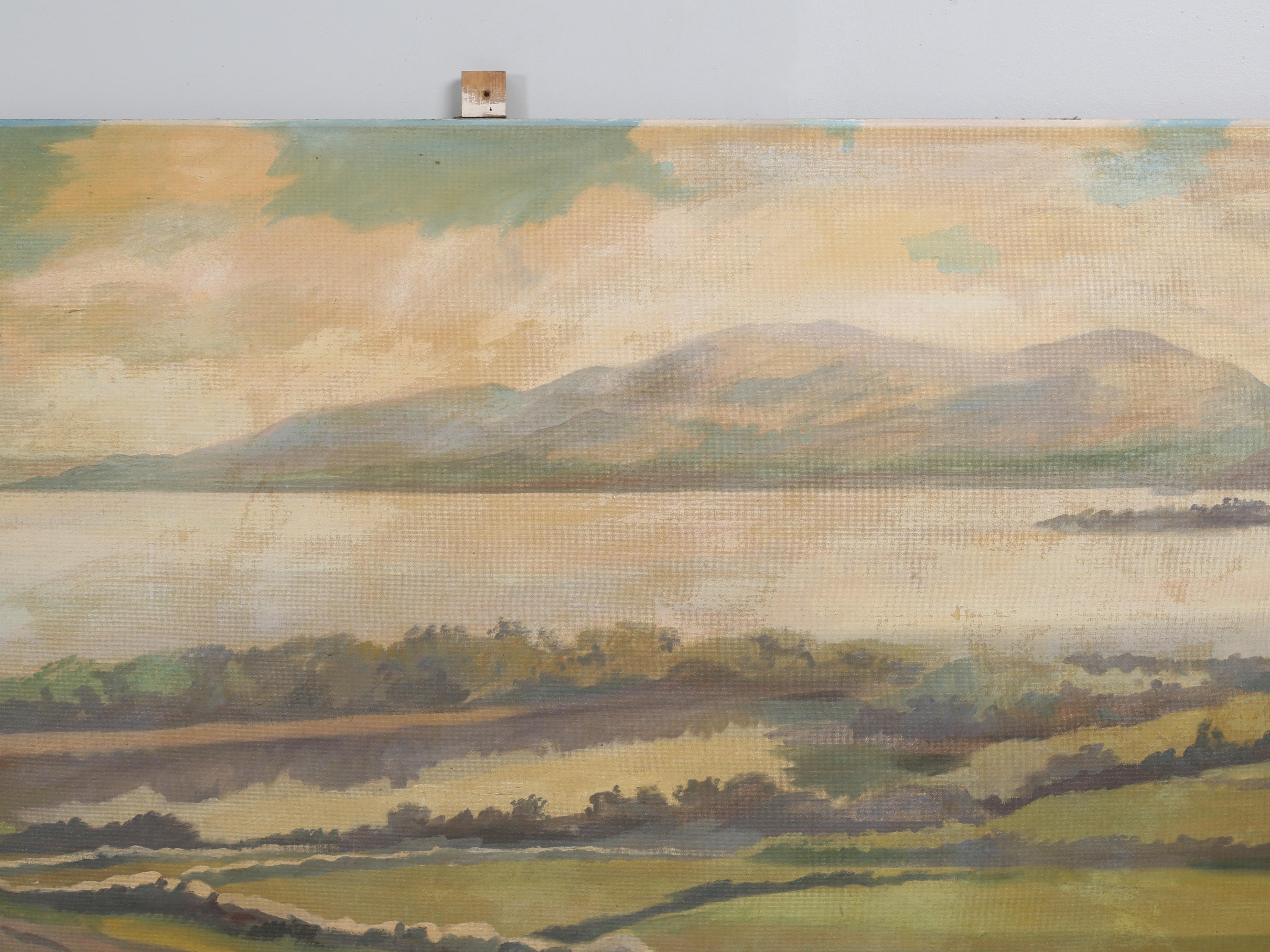 Pintura de Lough Gill Brendan McDonagh en el programa de TV Killoran's Pub, Normal People finales del siglo XX en venta