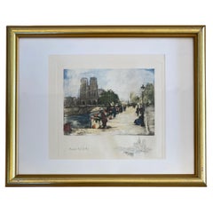Pintura de la Catedral de Notre Dame de Henri Le Riche