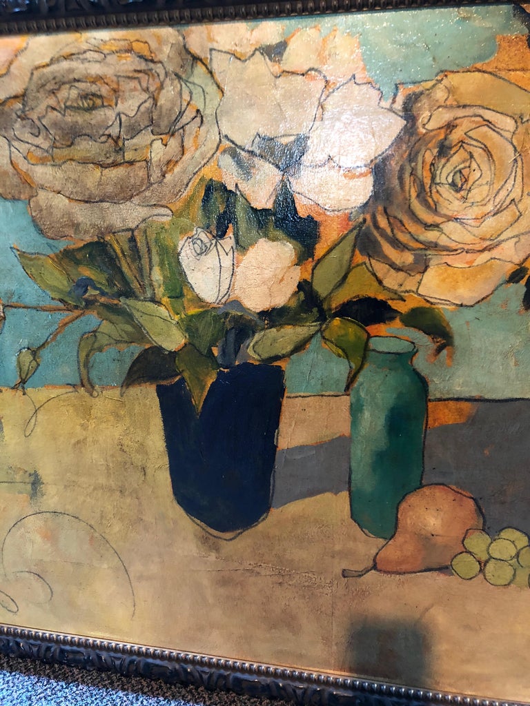 Painting of Roses in Earthy Colors by Gregg Juarez at 1stDibs gregg