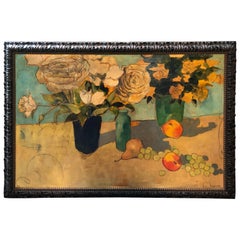 Painting of Roses in Earthy Colors by Gregg Juarez