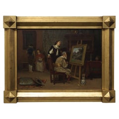 Painting of "The Art Critic" '1886' by John Henry Dolph 'American'