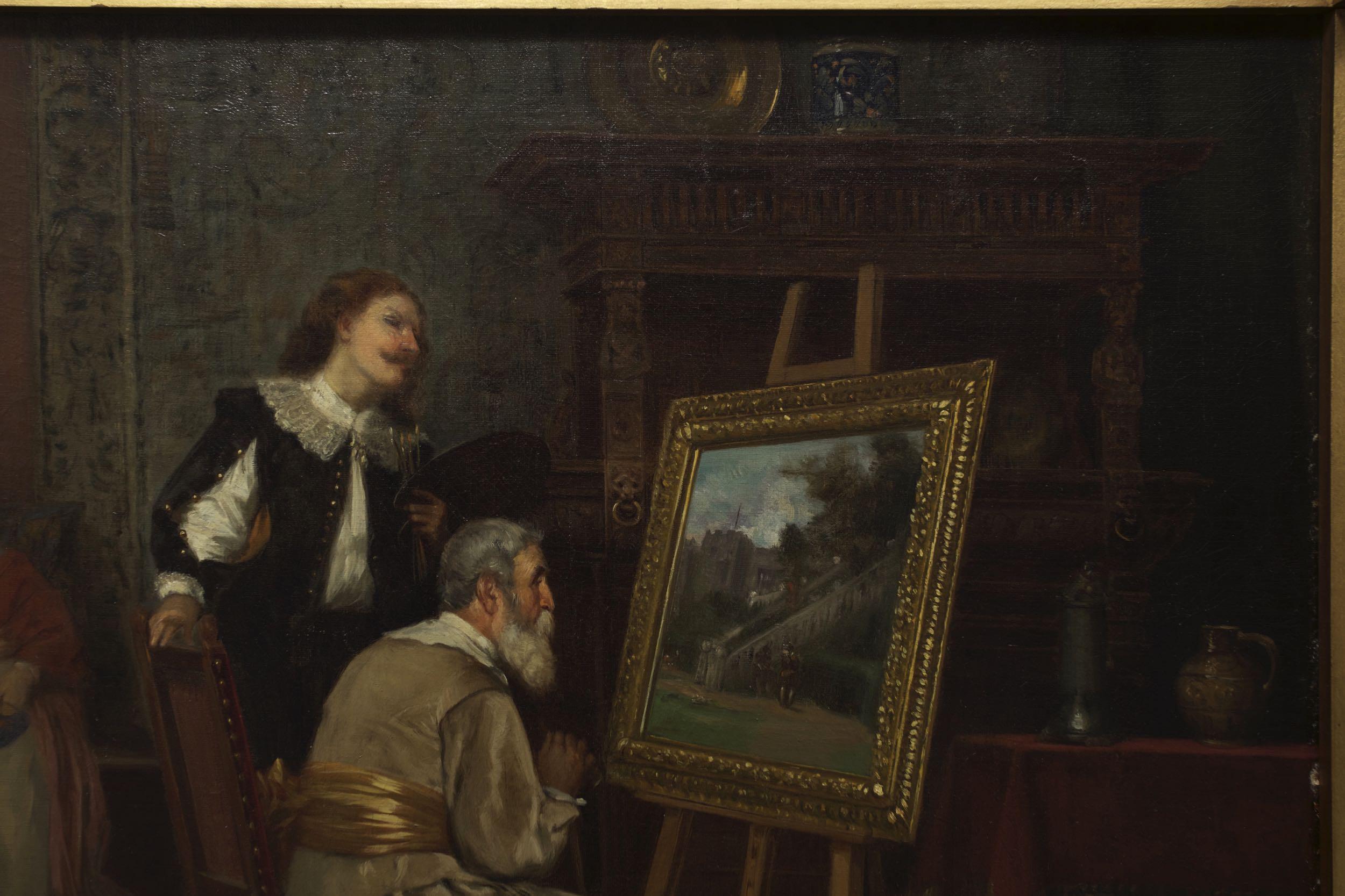 Hand-Knotted Painting of 