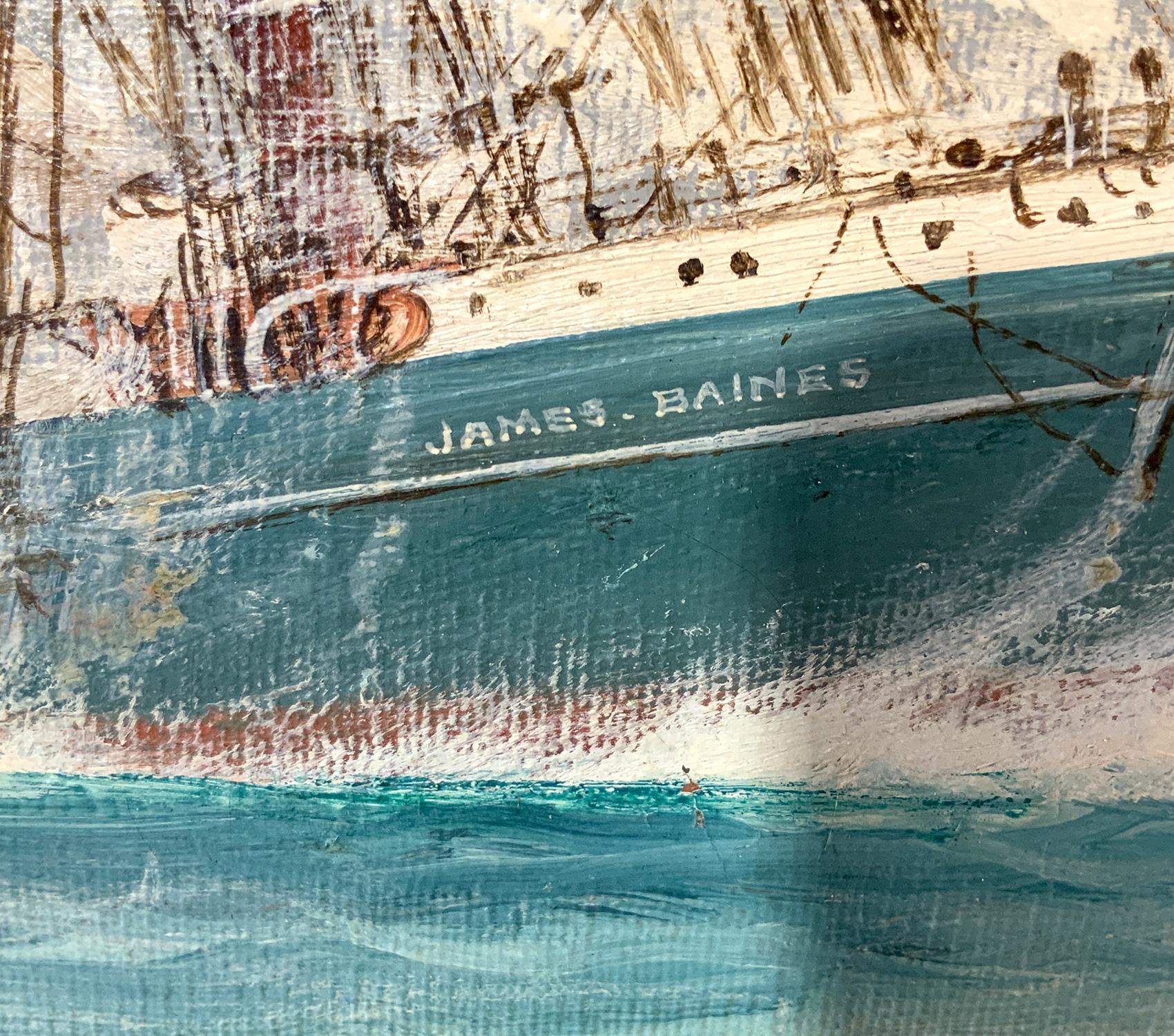 Painting Of The Clipper Ship James Baines 1